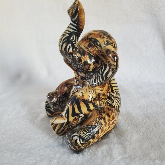 LA VIE Elephant Patchwork Figures (3) - Picture 2 of 16